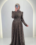 Mina Abendkleid Braun