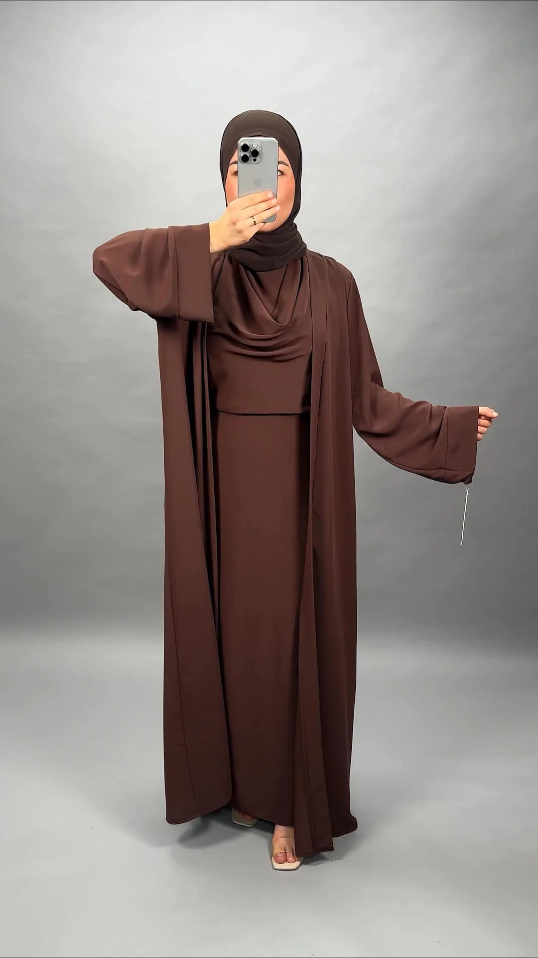 Sema Abaya Set brown