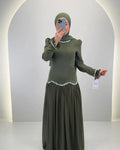 Robe de soirée Yagmur Vert