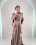Valeria Abendkleid Taupe
