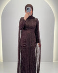 Nirama Abendkleid Braun