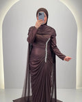 Velina Evening dress Brown