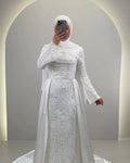 Azmia Brautkleid mit Hijab