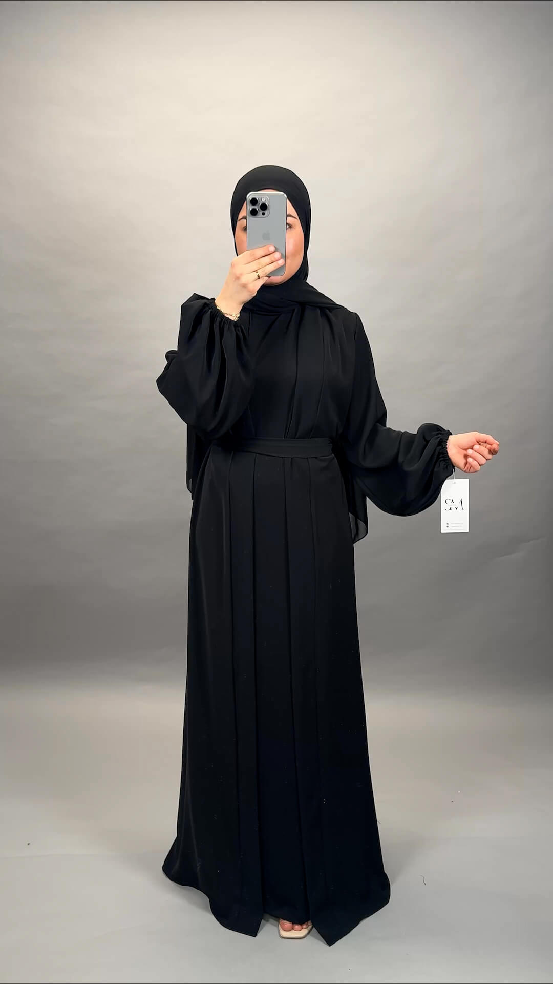 Abaya classique Outfit noir