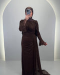 Eliza Abendkleid Braun