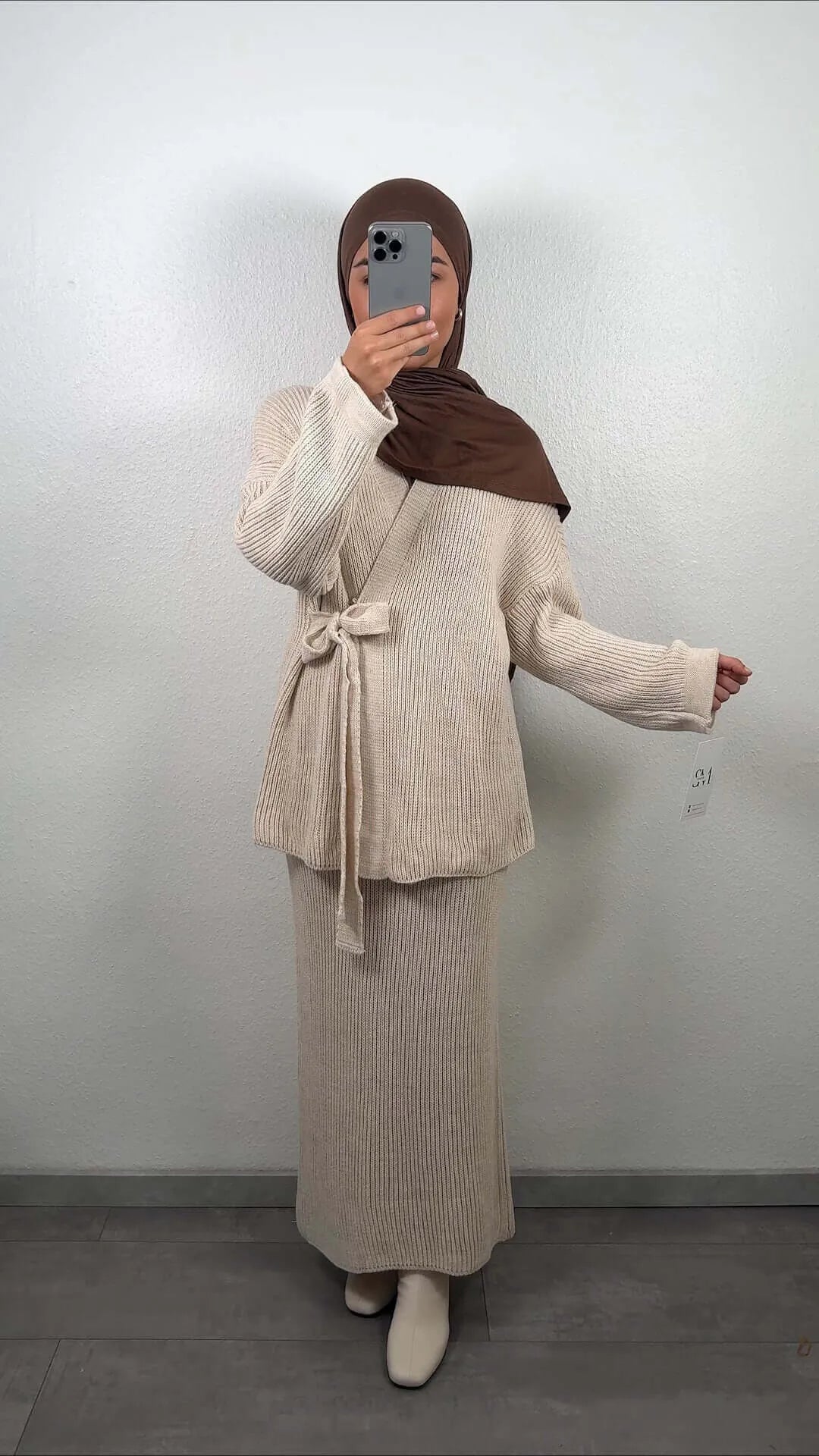 Eslem Outfit Beige - Semode