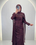 Leyla Abendkleid Braun