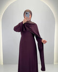 Zera Abendkleid Weinrot