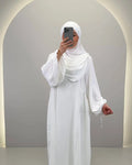 Misa Abaya Set mit Khimar Weiß