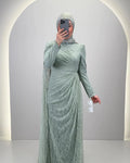 Robe de soirée Mireya Menthe