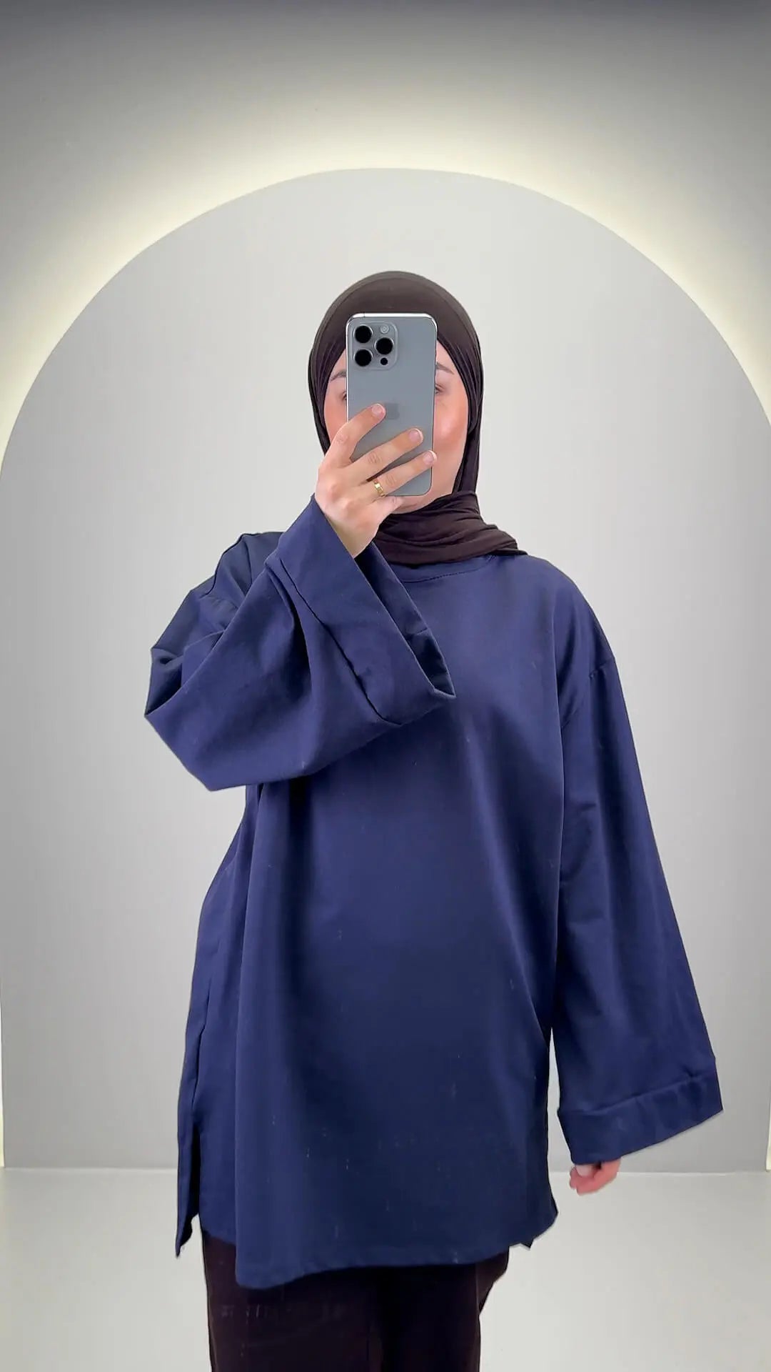 Miza Top Dark Blue