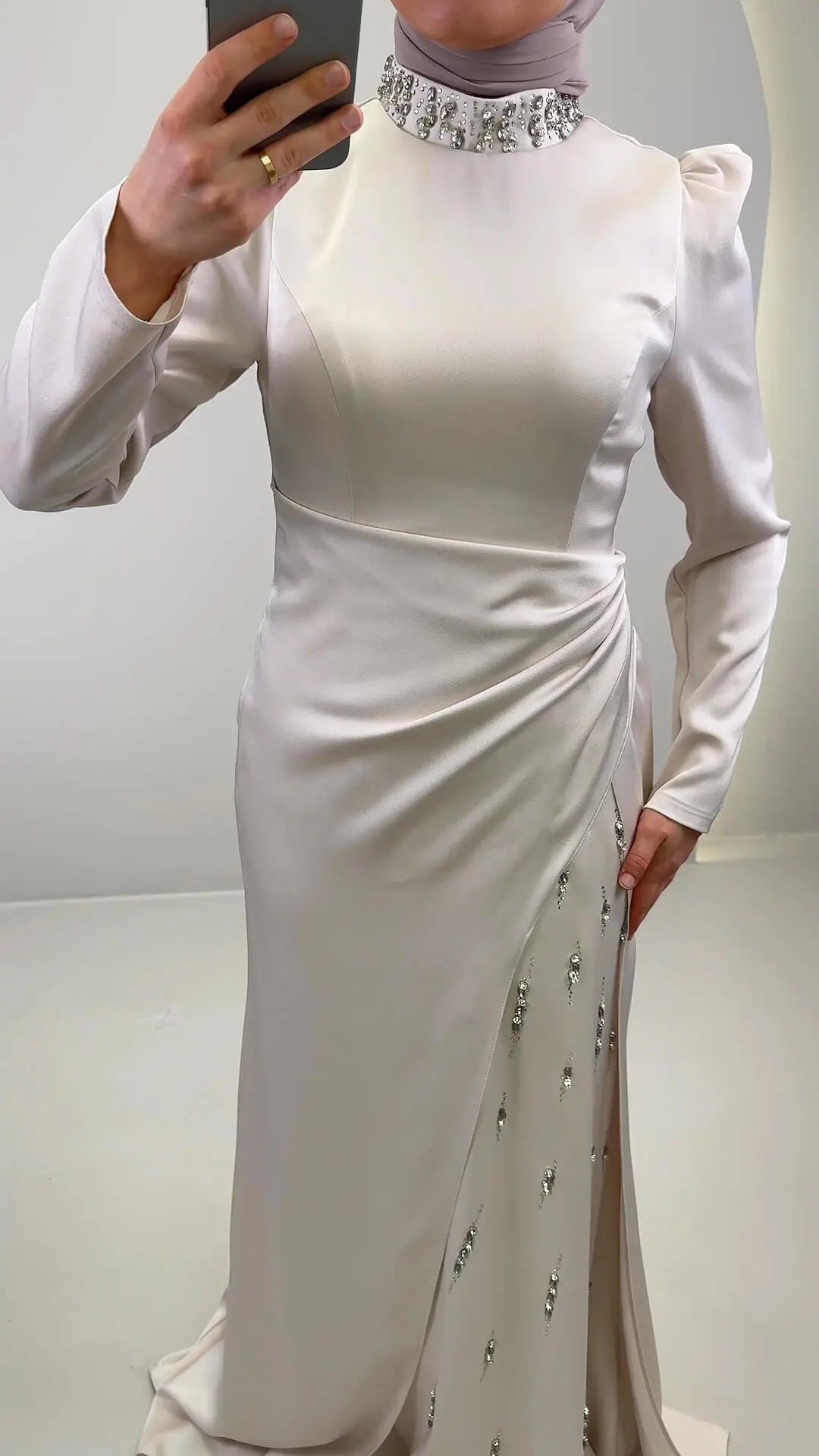 Nalea Abendkleid Beige
