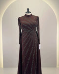 Nayla Abendkleid Braun