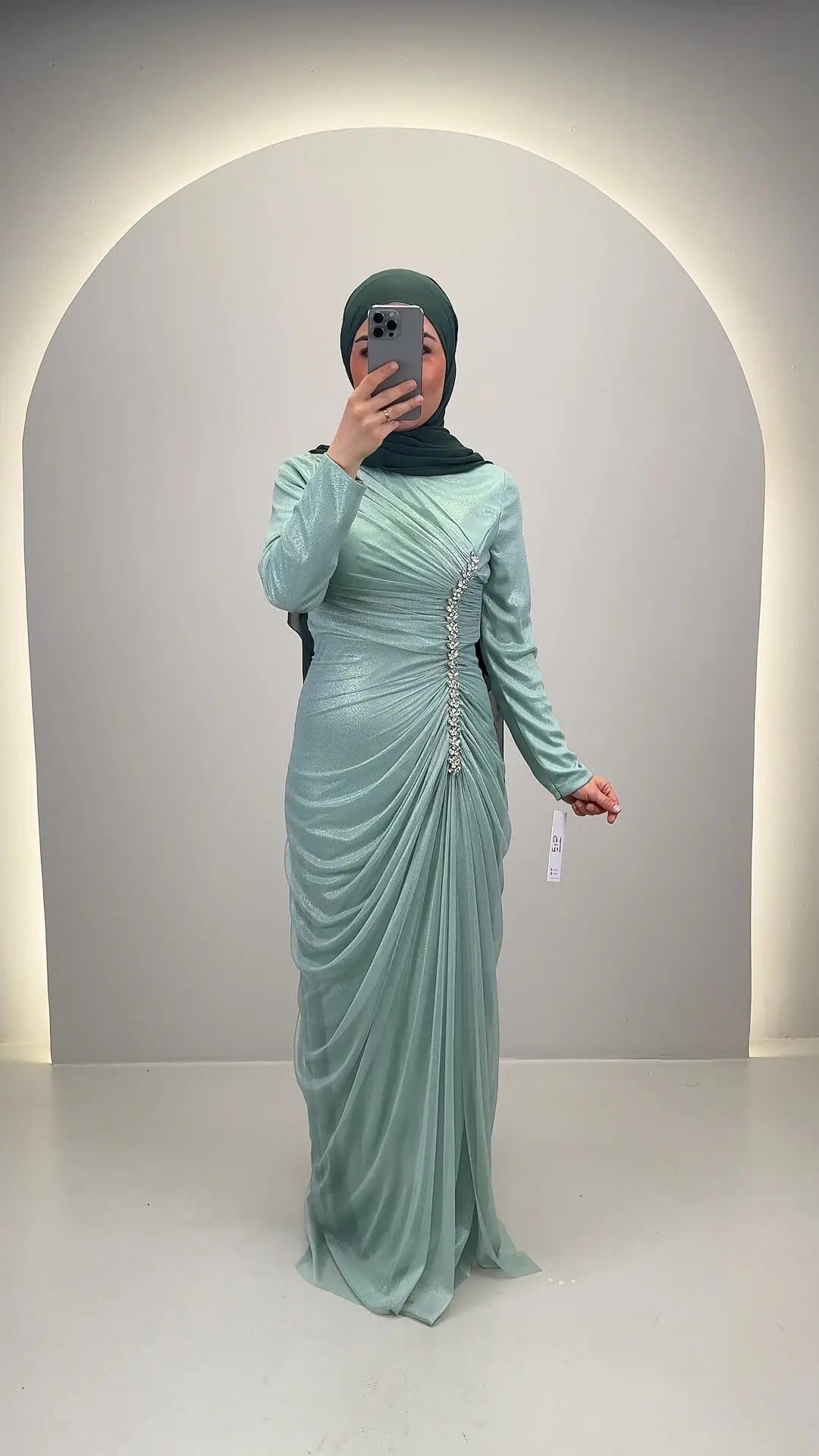 Velina Evening dress Mint