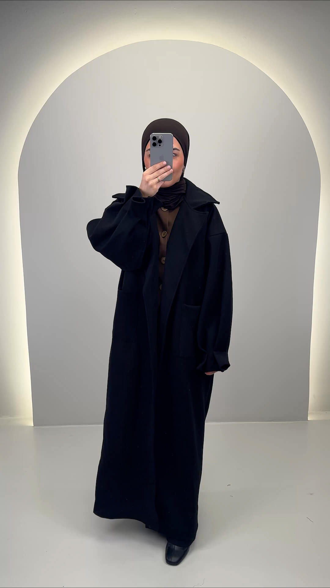 Sinean Mantel Schwarz