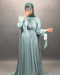 Robe de soirée Sima Menthe