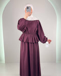 Mirza Outfit Wine Red