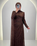 Mireya Abendkleid Braun