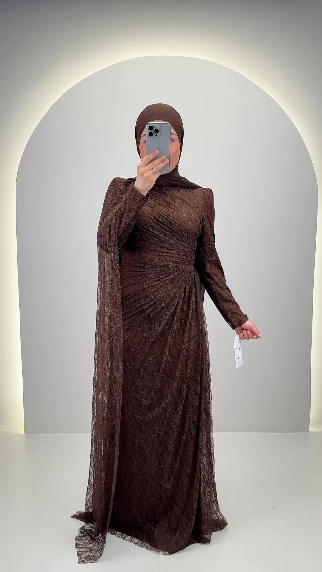 Mireya Abiye Kahverengi