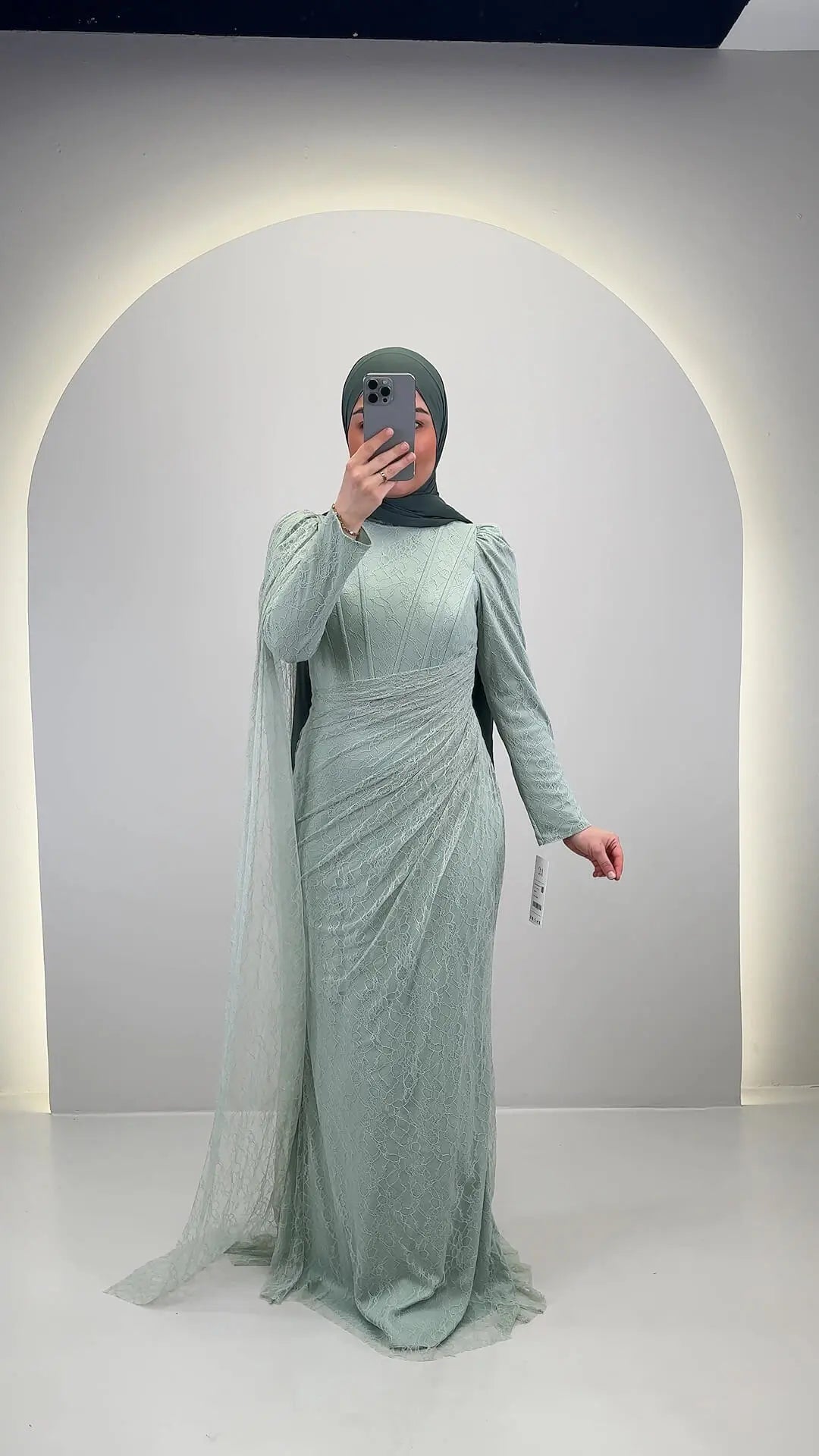 Emiya Robe de soirée Menthe