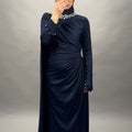 Himaya evening dress dark blue