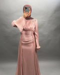 Melek evening dress pink