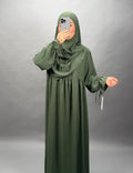 Mila Abaya Set mit Khimar Khaki