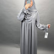 Mila Abaya Set mit Khimar Grau