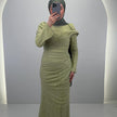 Robe de soirée Misa verte