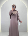 Esma Abendkleid Taupe