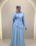 Robe de soirée Adela Bleue