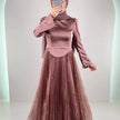 Robe de soirée Avra rose ancien