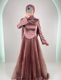 Avra Abendkleid Altrosa