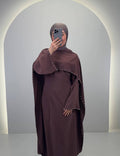Robe de soirée Zerafin Marron