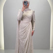 Mireya Abendkleid Beige