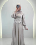 Tisla Abendkleid Beige