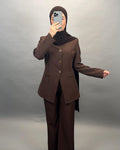 Nisa Blazer Kahverengi