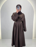 Robe Lia marron