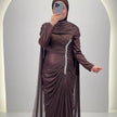 Velina Evening dress Brown