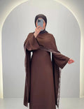 Gizi Robe de Soirée Marron
