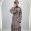 Robe de soirée Diya Taupe