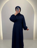 Robe Yusara Bleu foncé