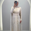 Nirama Abendkleid Cremeweiß