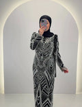 Robe de soirée Huda Noire