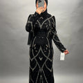 Robe de soirée Huda noire