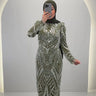 Huda Abendkleid Grün