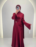 Robe de soirée Ilka Bordeaux