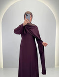 Robe de soirée Zera Bordeaux