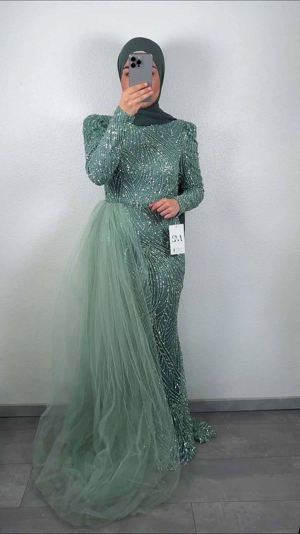 Masal Abendkleid Mint - Semode