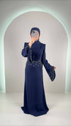 Maya robe de soirée bleu foncé